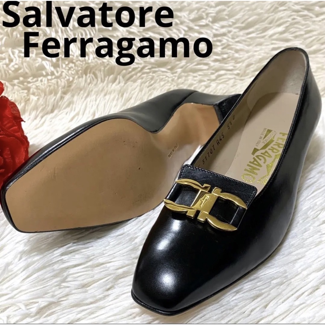 美品☆ Salvatore Ferragamoガンチーニ パンプス