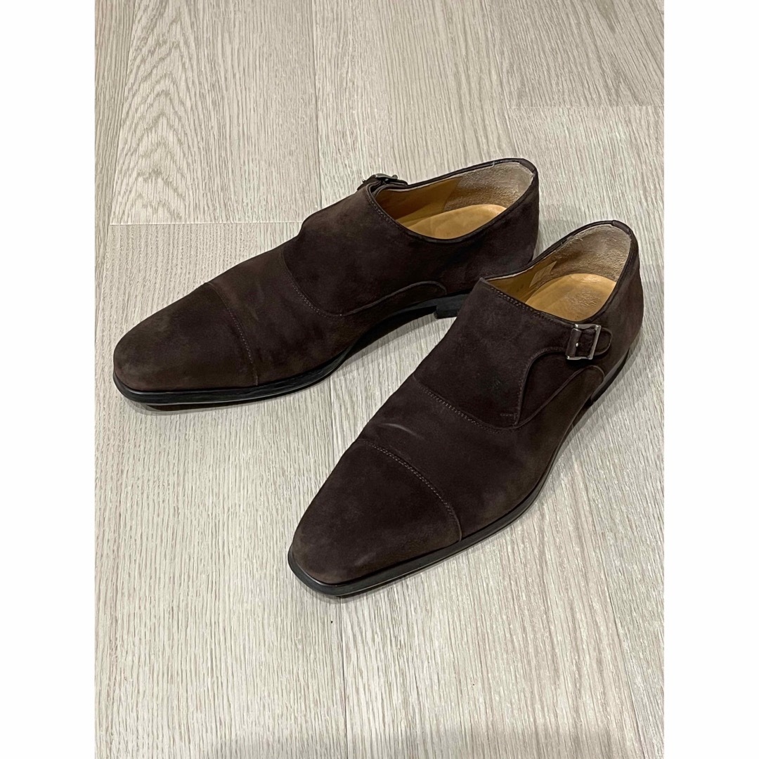 MAGNANNI マグナーニ スエード　シングルモンクストラップ　EU40