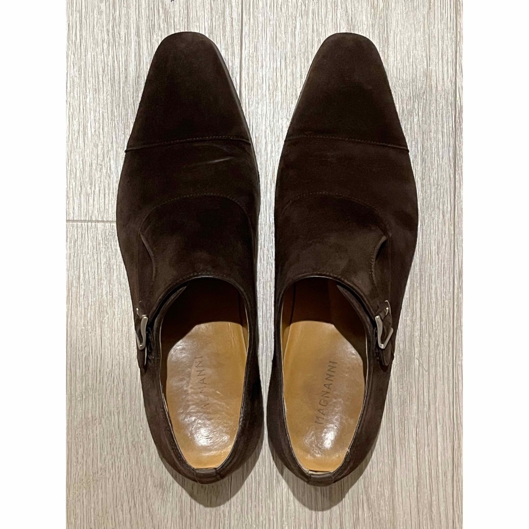 MAGNANNI マグナーニ スエード　シングルモンクストラップ　EU40