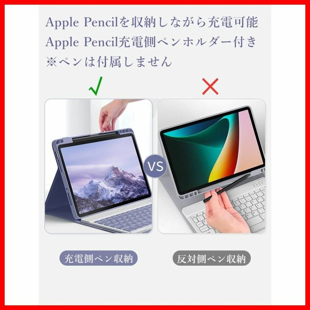 【サイズ:iPadMini6_色:深緑】iPadMini6 キーボードケース ワ 1