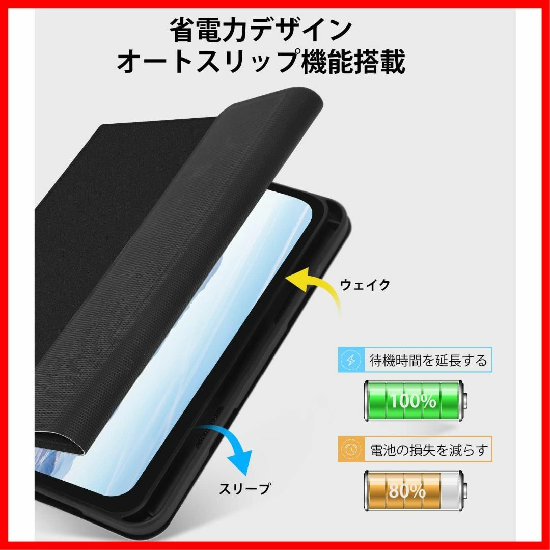 【数量限定】[2023年進級版] iPad mini6 キーボード付きケース 2 5