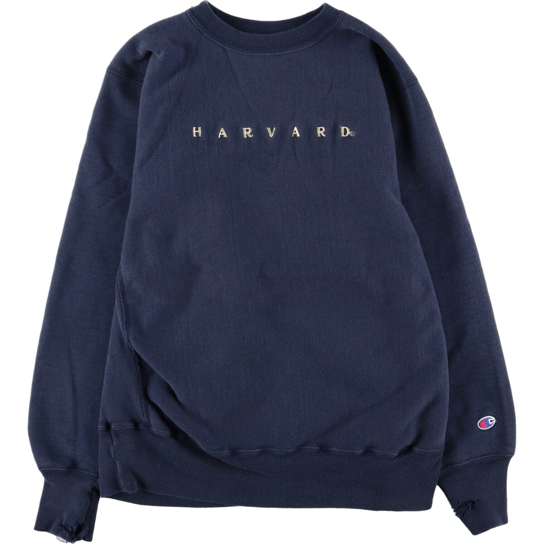 古着 90年代 チャンピオン Champion リバースウィーブ 刺繍タグ HARVARD UNIVERSITY ハーバード大学 刺繍  カレッジスウェットシャツ トレーナー メンズM ヴィンテージ /eaa367821 | フリマアプリ ラクマ