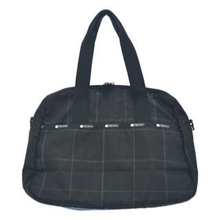 レスポートサック(LeSportsac)のLesport SAC レスポートサック ボストンバッグ - 黒xシルバー系 【古着】【中古】(ボストンバッグ)