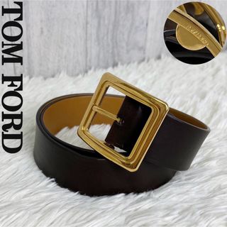 トムフォード(TOM FORD)の人気♡ラグジュアリー♡TOM FORD トムフォード スクエアバックル ベルト(ベルト)