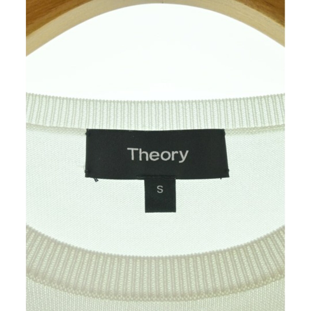 theory(セオリー)のTheory セオリー ニット・セーター S 白 【古着】【中古】 レディースのトップス(ニット/セーター)の商品写真