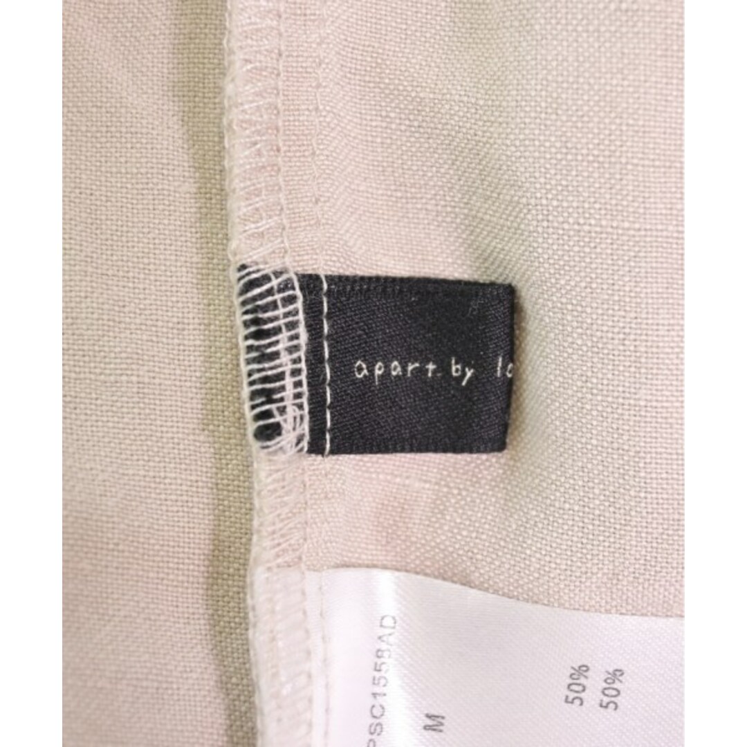 apart by lowrys(アパートバイローリーズ)のapart by lowrys シャツワンピース M ベージュ 【古着】【中古】 レディースのワンピース(その他)の商品写真