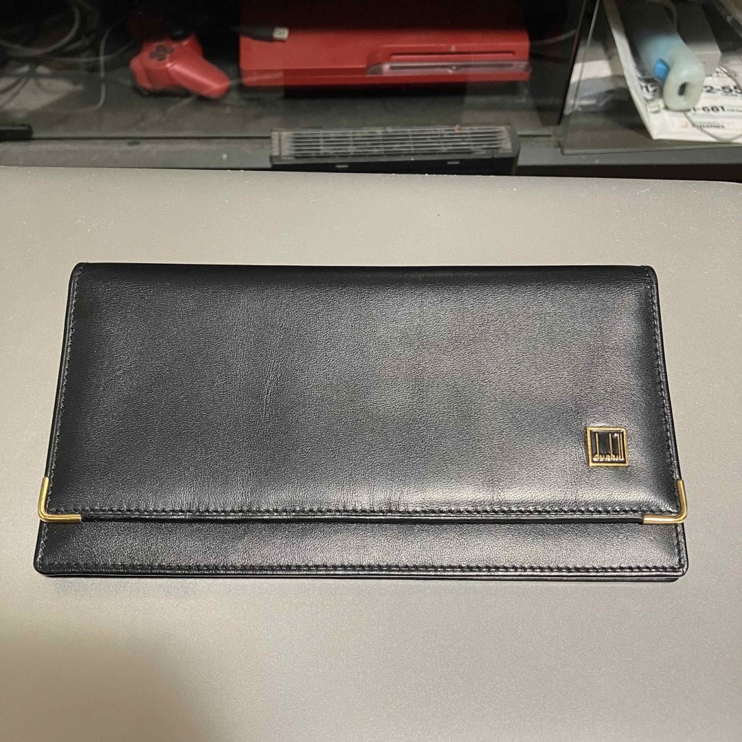 【極美品】dunhill ダンヒル オックスフォード レザー 二つ折り長財布