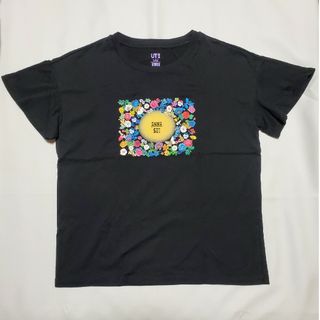 ユニクロ(UNIQLO)のユニクロ アナスイ Tシャツ  黒(Tシャツ(半袖/袖なし))