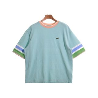 ラコステ(LACOSTE)のLACOSTE ラコステ Tシャツ・カットソー 40(M位) 水色系 【古着】【中古】(カットソー(半袖/袖なし))