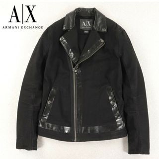 ARMANI EXCHANGE - 美品】新品価格8.6万 アルマーニ コーティング加工 コットンツイルWライダース