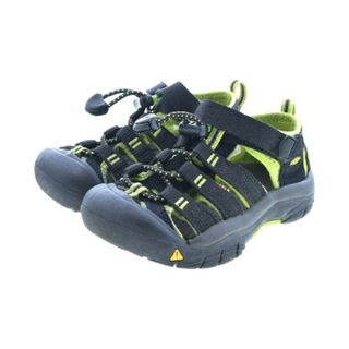 キーン(KEEN)のKEEN キーン シューズ（その他） 16 黒x緑 【古着】【中古】(その他)