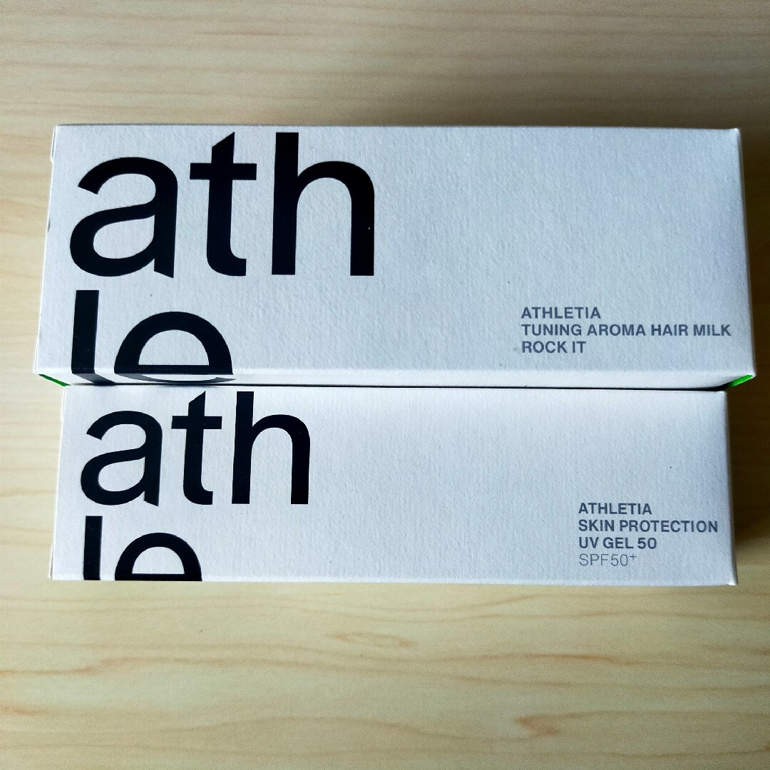 【新品未開封】ATHLETIA　ヘアミルク、UVジェル50 コスメ/美容のボディケア(日焼け止め/サンオイル)の商品写真