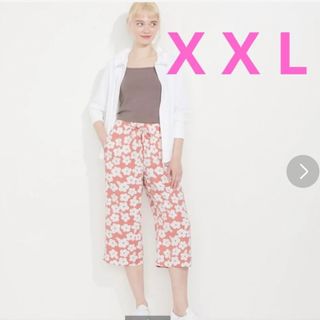 ユニクロ(UNIQLO)のUNIQLO ユニクロ　ミッフィー　エアリズム リラコ　 X X L 花柄(ルームウェア)