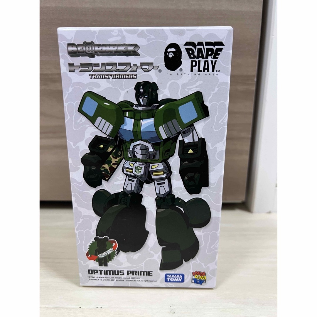 レアBE@RBRICK TRANSFORMERS BAPE GREEN エイプ