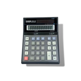 カシオ(CASIO)のCASIO DS-10 カシオ 電卓 計算機 10桁 事務用品 経理 レトロ(オフィス用品一般)