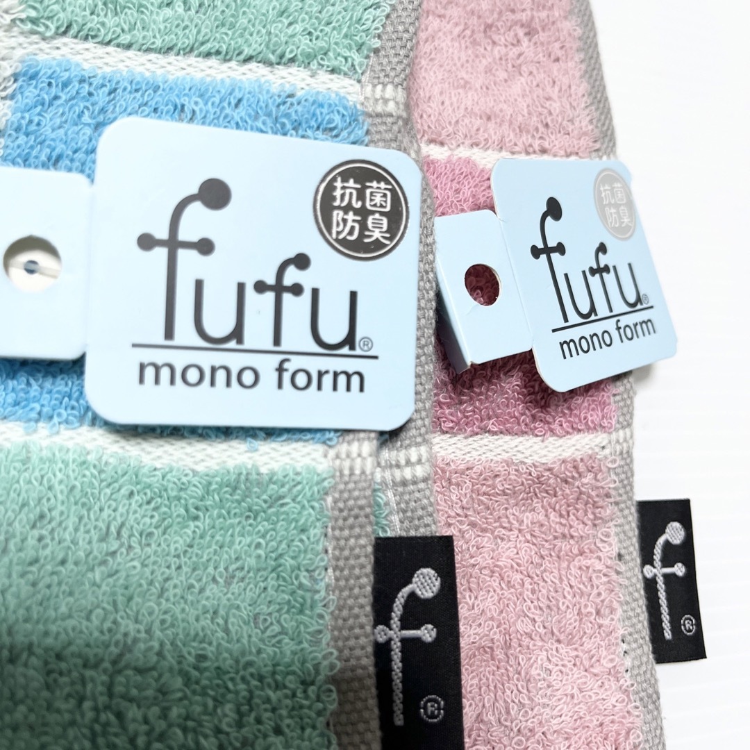 新品 fufu mono フェイスタオル 2カラー 2枚 北欧 ピンク ブルーの通販 by 感謝｜ラクマ