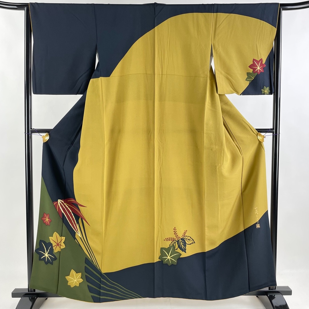 紬 身丈153.5cm 裄丈67.5cm 正絹 美品 秀品