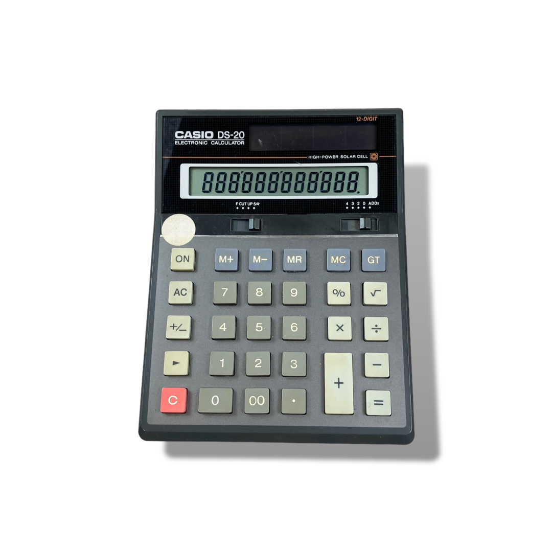 CASIO - CASIO DS-20 カシオ 電卓 計算機 12桁 事務用品 経理 CASIO - CASIO DS-20 カシオ 電卓 計算機 12桁 事務用品 経理