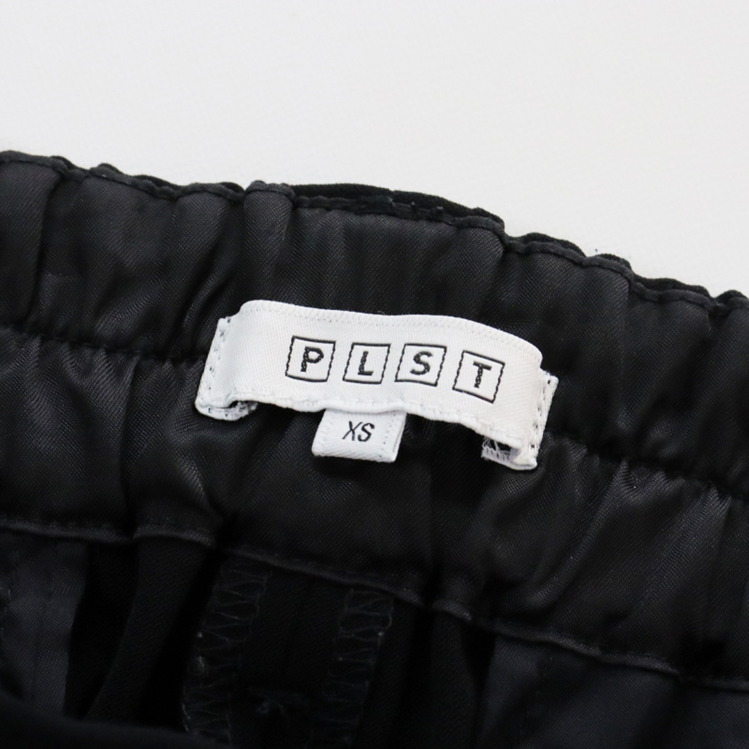 PLST(プラステ)のプラステ PLST 2019AW ストレッチテーパードパンツ XS/ブラック ボトムス ツータック バッグゴム プリーツ ロング【2400013478656】 レディースのパンツ(カジュアルパンツ)の商品写真