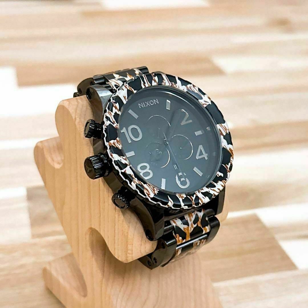 NIXON クロノ 51-30 黒金　時計