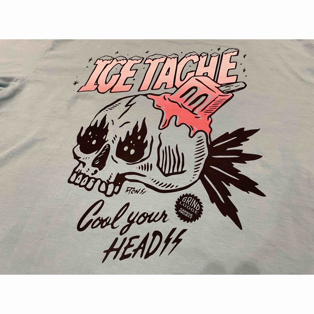 ICETACHE x GRINDLODGE 限定コラボTシャツ メンズのトップス(Tシャツ/カットソー(半袖/袖なし))の商品写真