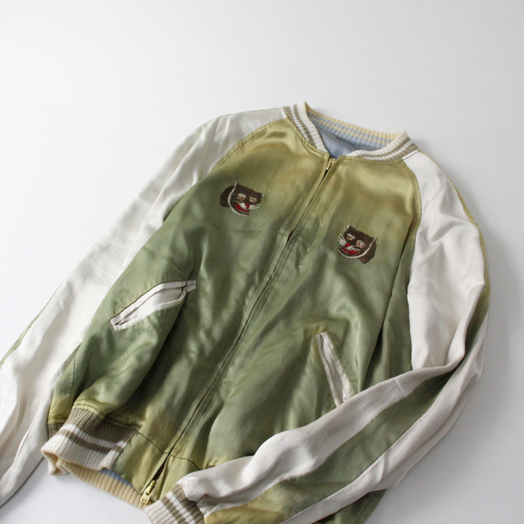 アパルトモン L'Appartement購入 シュタンバウム STAMMBAUM 刺繍入り スカジャン Reversible Sukajan M/ゴールド【2400013482950】 | フリマアプリ ラクマ