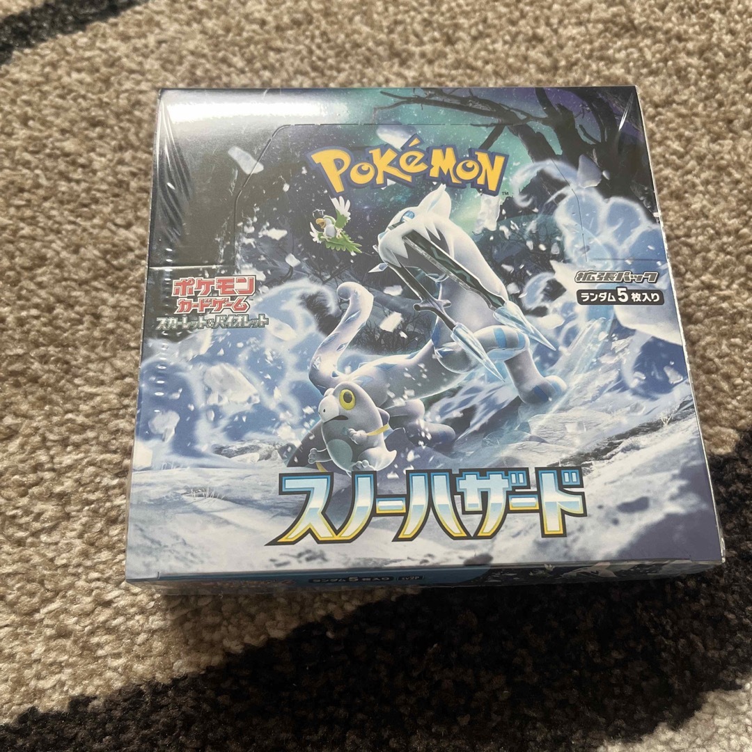 ポケモン カード スノーハザード Box シュリンク付 ポケモン カード スノーハザード Box シュリンク付