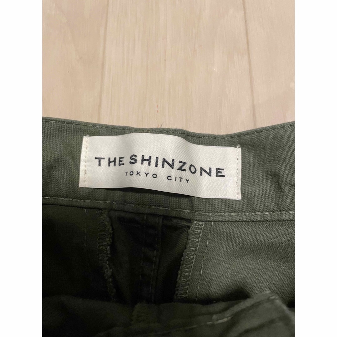 美品 THE SHINZONE フィールドパンツ カーゴパンツ カーキ 32