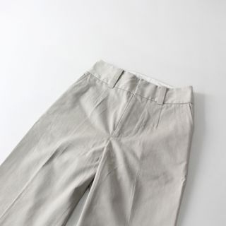 2022SS エムエイチエル マーガレットハウエル MHL. MARGARET HOWELL SUPERFINE COTTON TWILL パンツ1/ブラック【2400013563024】