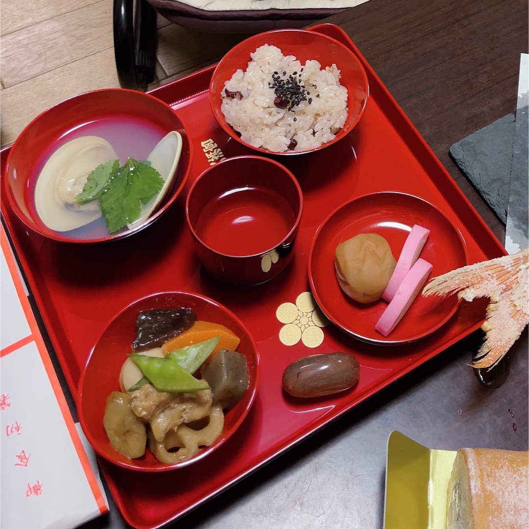 お食い初め食器 漆塗り 道明寺天満宮