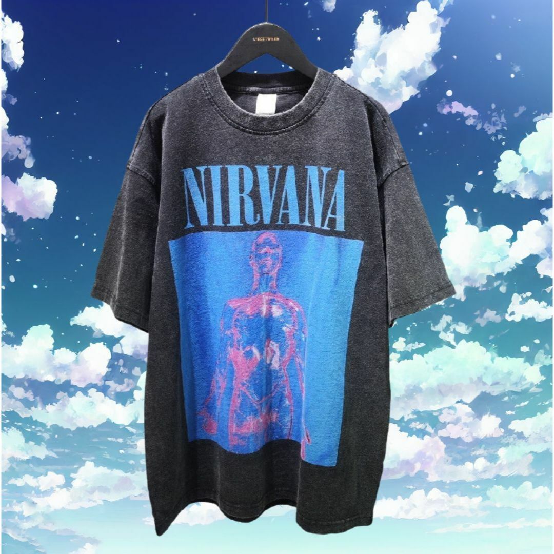 即購入歓迎！ NIRVANA（ニルヴァーナ）ヴィンテージ加工 Tシャツの通販 ...