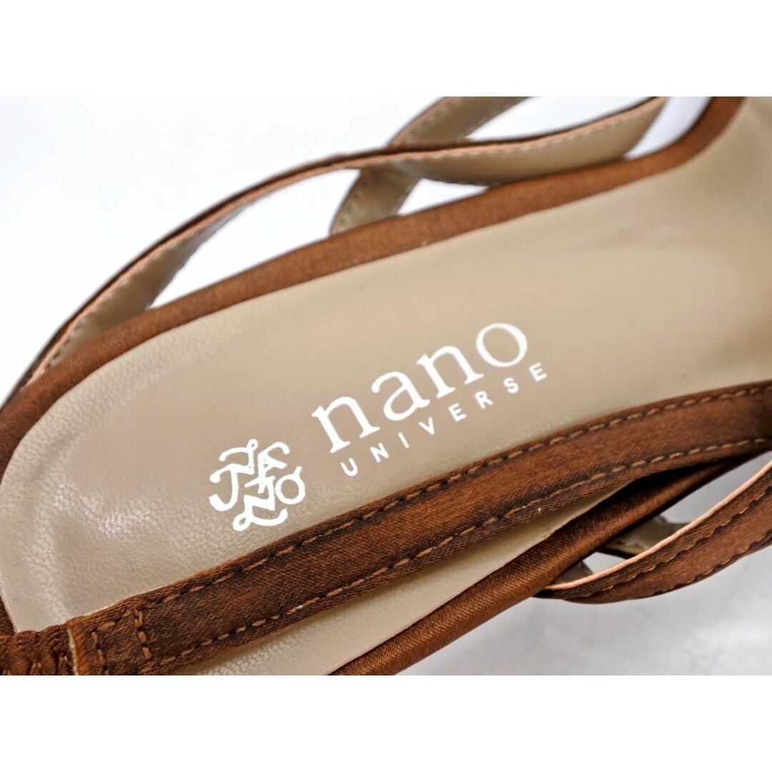 nano・universe(ナノユニバース)のナノユニバース ストラップ サンダル size38（24.0cm位）/茶 ■◆ レディース レディースの靴/シューズ(サンダル)の商品写真