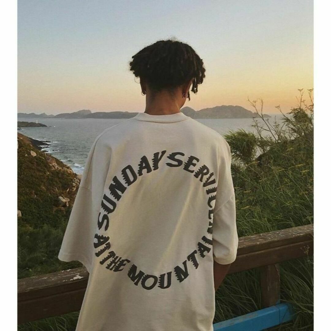 カニエ　tシャツ Kanye west sunday service M