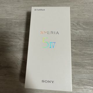 エクスペリア(Xperia)のXperia 5 IV ブラック 128 GB Softbank(スマートフォン本体)