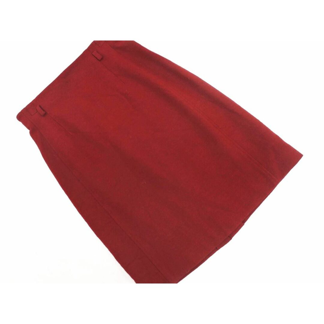 NARACAMICIE(ナラカミーチェ)のナラカミーチェ ウール100% Aライン 台形 スカート size1/赤 ◇■ レディース レディースのスカート(ミニスカート)の商品写真