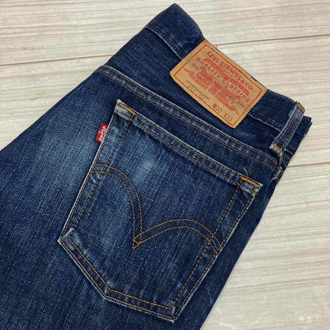 00s■Levis リーバイス■517 ブーツカット サドルマン デニムジーンズ