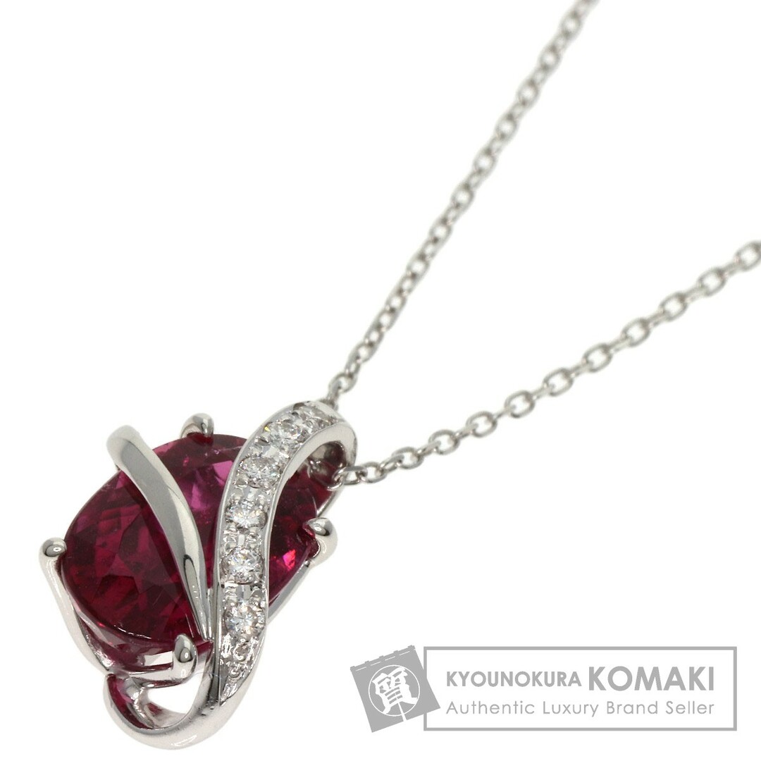 SELECT JEWELRY ルベライト ダイヤモンド ネックレス PT900 PT850