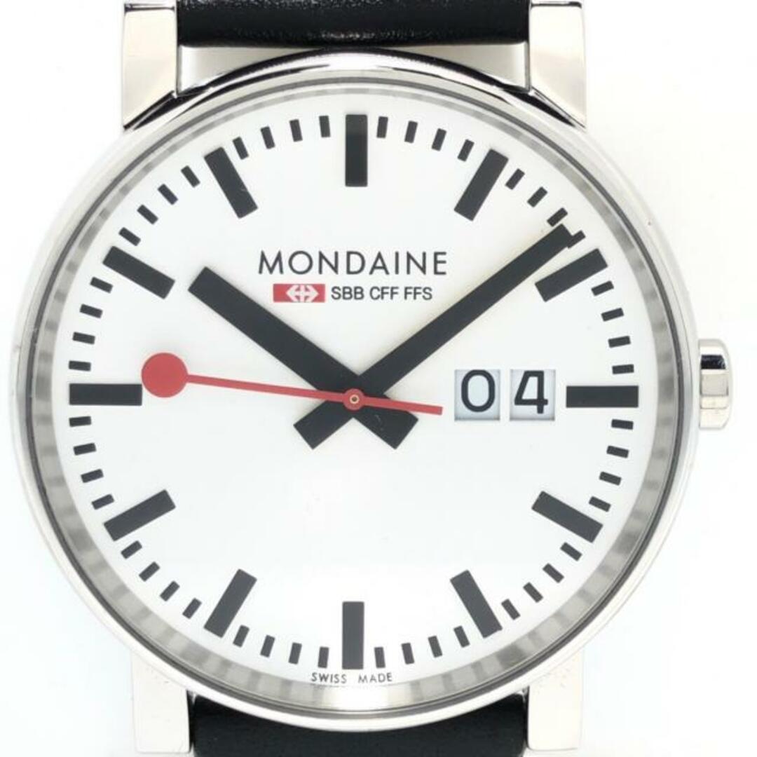 MONDAINE モンディーン 腕時計 メンズ 白の通販 by ブランディア｜モンディーンならラクマ