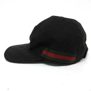 Gucci - GUCCI(グッチ) キャップ XL 60 200035 黒の通販 by ブラン