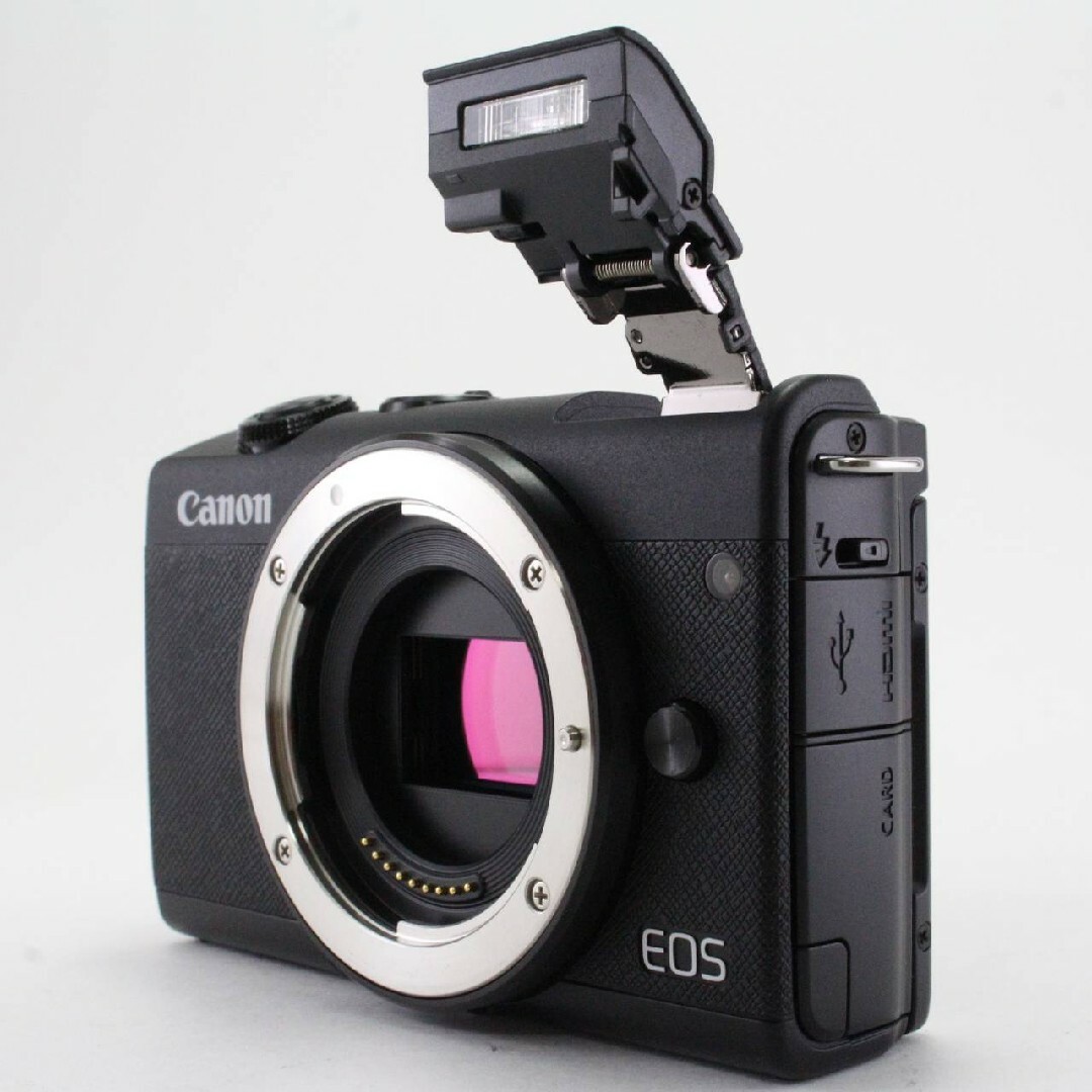 Canon ミラーレス一眼カメラ EOS M200 ボディー ブラック スマホ/家電/カメラのカメラ(ミラーレス一眼)の商品写真