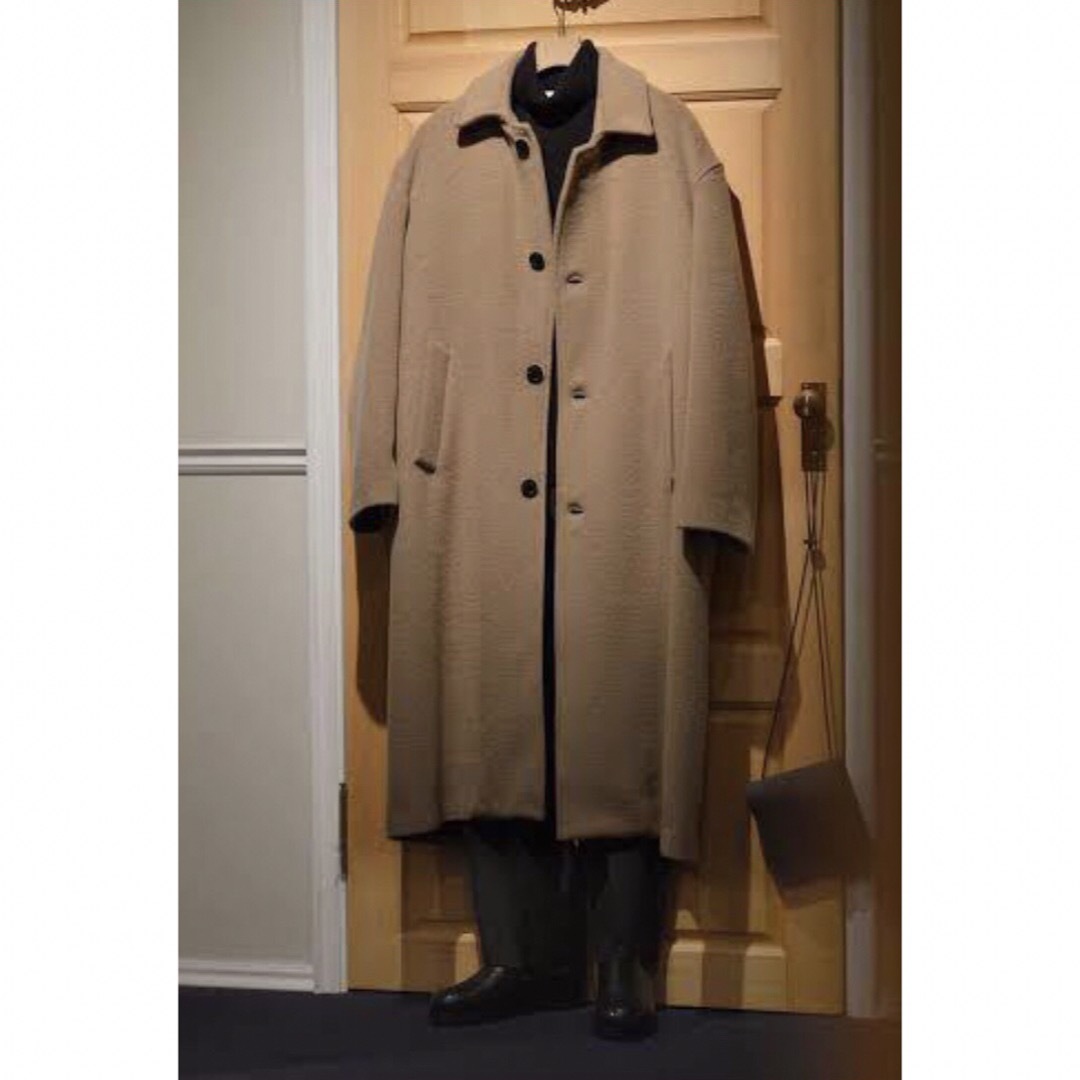 UNUSED - 48 新品 11.2万 lownnローン OVERCOAT オーバーサイズコート