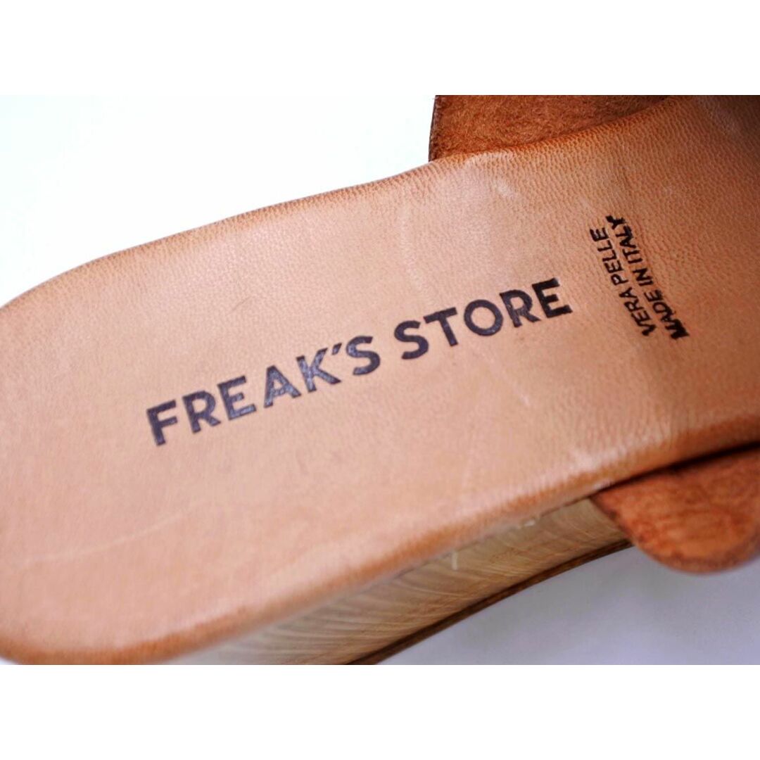 FREAK'S STORE(フリークスストア)のフリークスストア ウッドソール 厚底 サンダル size37/茶 ■◆（レディース レディースの靴/シューズ(サンダル)の商品写真