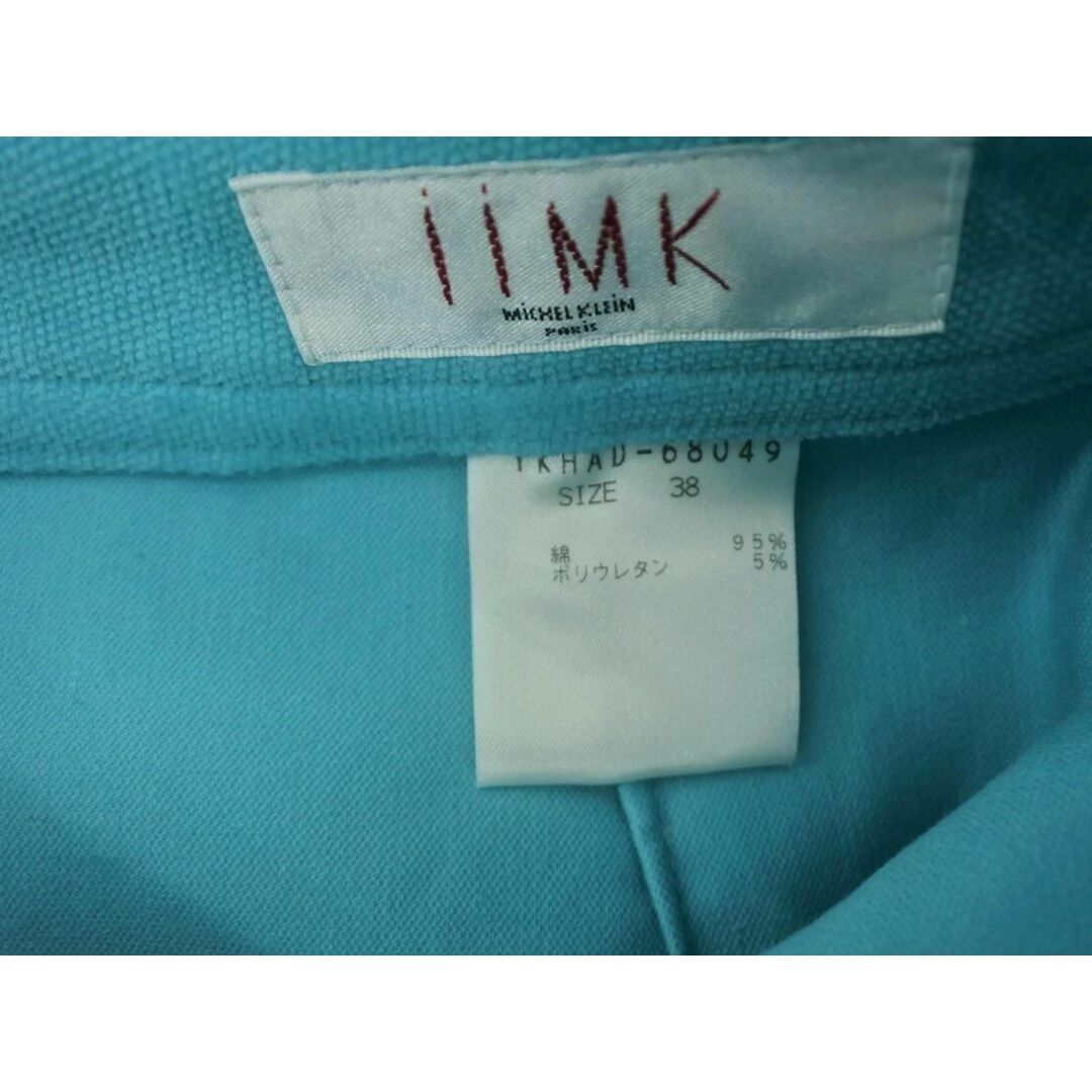 iiMK(アイアイエムケー)の新品 iiMK アイアイエムケー ミッシェルクラン Aライン 台形 スカート size38/青 ◇■ レディース レディースのスカート(ミニスカート)の商品写真