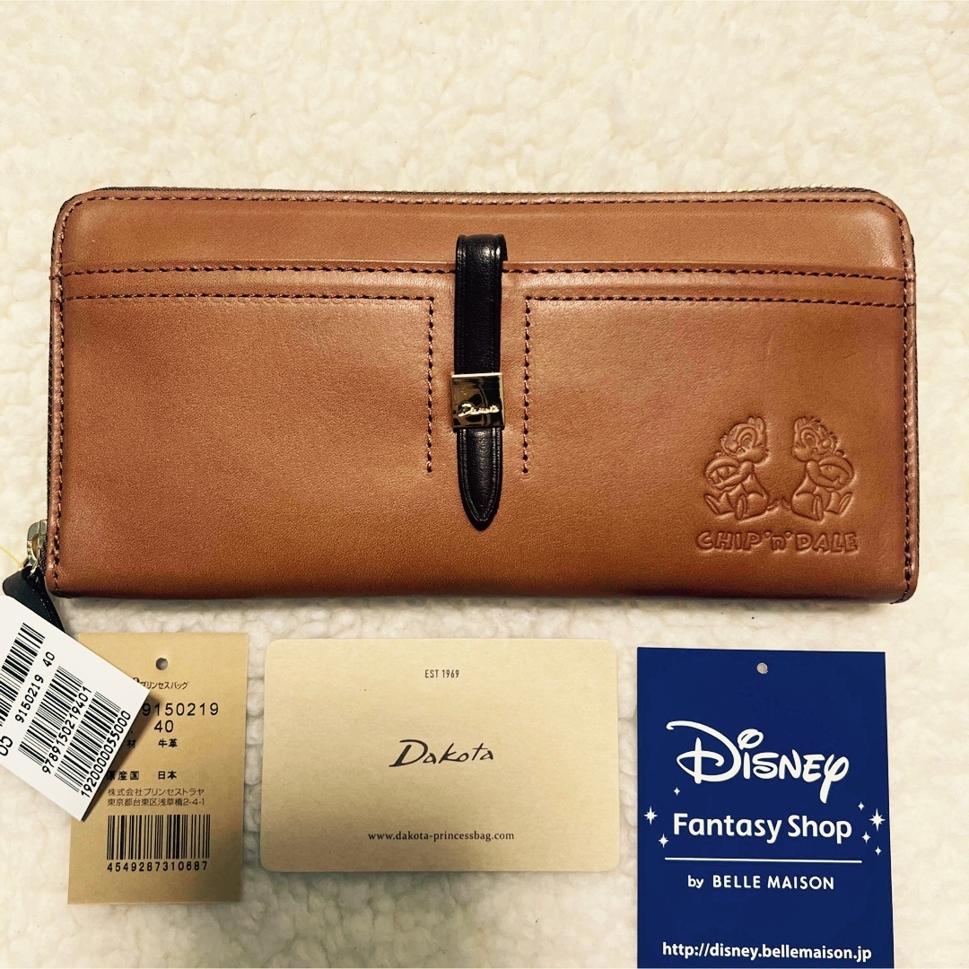 新品DakotaダコタDisneyコラボドナルド牛革財布18800円