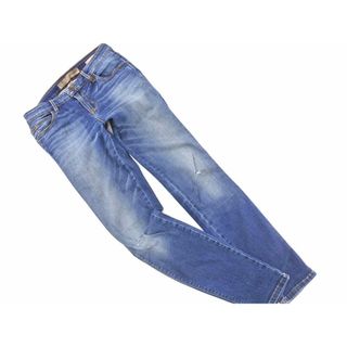 ゲス(GUESS)のGUESS ゲス USED加工 スキニー デニムパンツ size27/青 ■■ レディース(デニム/ジーンズ)