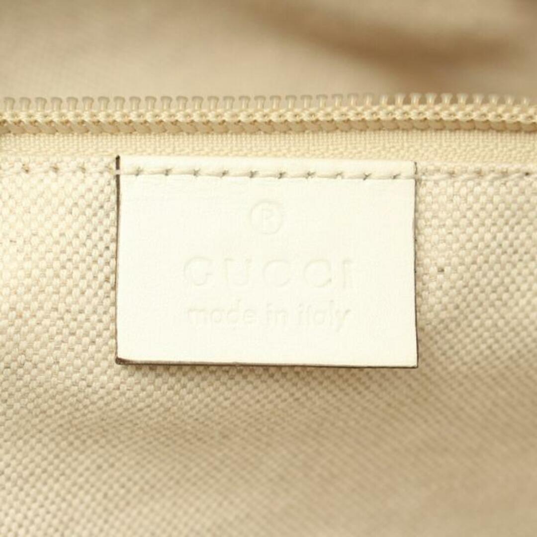 Gucci(グッチ)の ハンドバッグ トートバッグ パラソル柄 キャンバス レザー イエローグリーン オフホワイト マルチカラー レディースのバッグ(トートバッグ)の商品写真