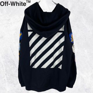 Off-white 16AW　ワッペンジップパーカー