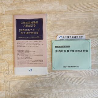 ジェイアール(JR)のJR西日本株主優待  鉄道割引券　1枚(その他)