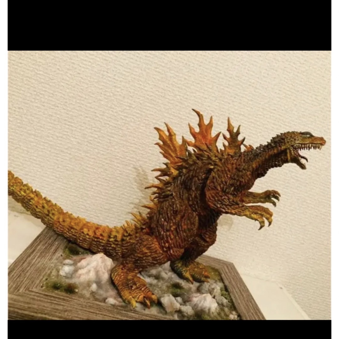 ゴジラ2000ミレニアム バーニングカラー ガレージキット完成品 塗装