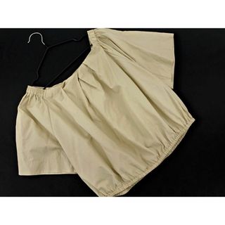 トゥモローランド(TOMORROWLAND)のMACPHEE マカフィー トゥモローランド タック クロップド ブラウス シャツ size36/ベージュ ■◆ レディース(シャツ/ブラウス(長袖/七分))